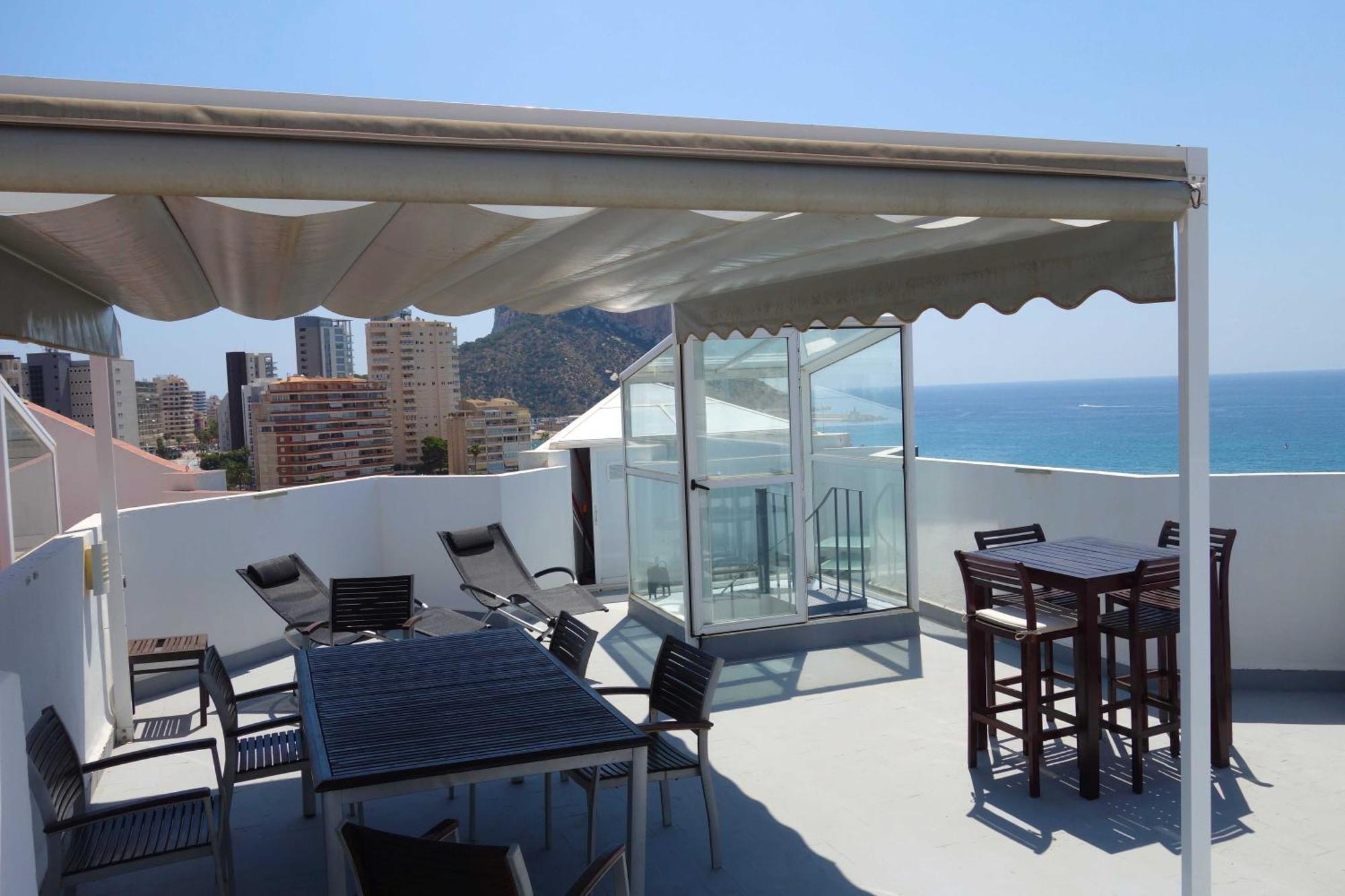 Atico Calpe Primera Linea De Playa Экстерьер фото